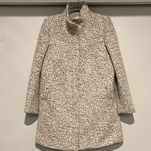 Gray Loft Funnel Neck Coat